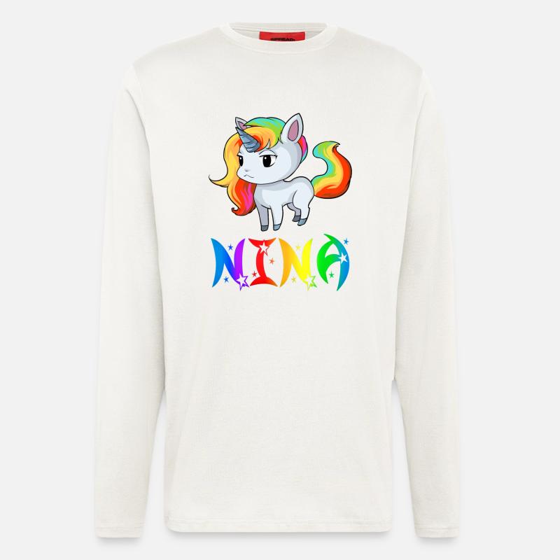 Nina Einhorn - Langarmshirt - made by SPREAD  - OFF WHITE