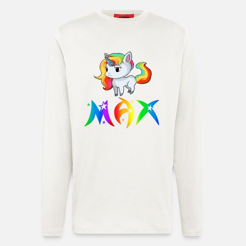 Einhorn Max - Langarmshirt - made by SPREAD  - OFF WHITE