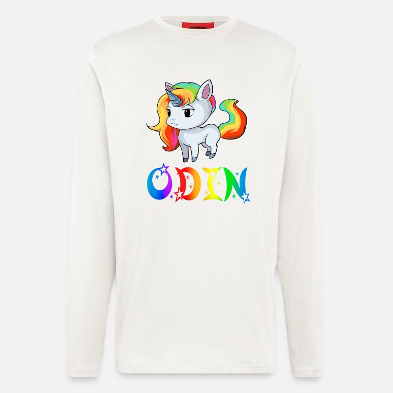 Einhorn Odin - Langarmshirt - made by SPREAD  - OFF WHITE