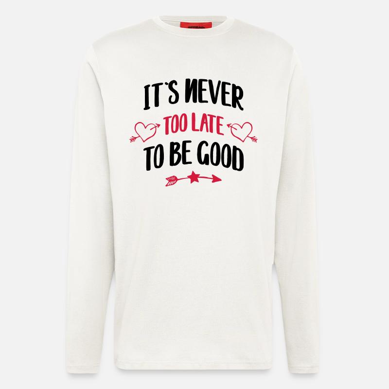 funny saying - Longsleeve - made by SPREAD - OFF WHITE