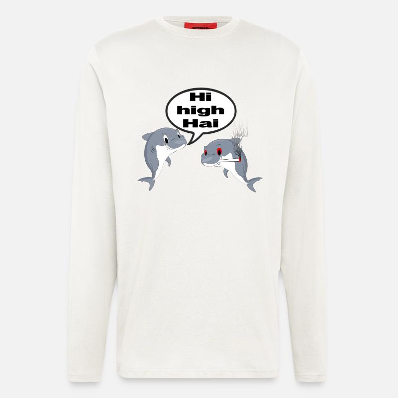Hi high Hai - Langarmshirt - made by SPREAD  - OFF WHITE