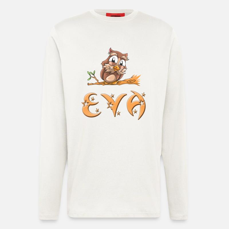 Eule Eva - Langarmshirt - made by SPREAD  - OFF WHITE