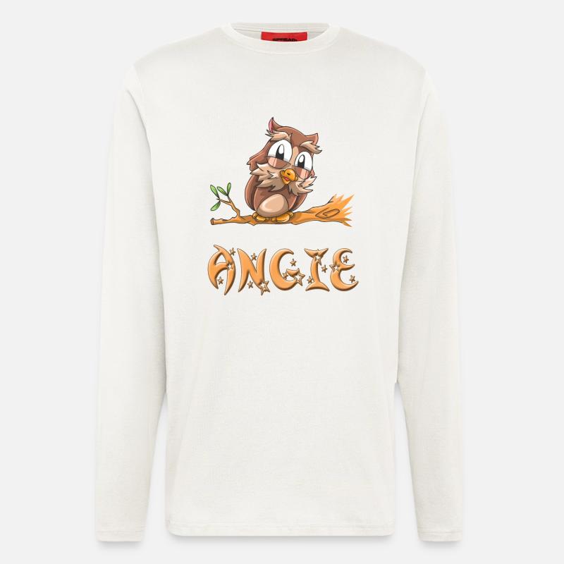 Eule Angie - Langarmshirt - made by SPREAD - OFF WHITE