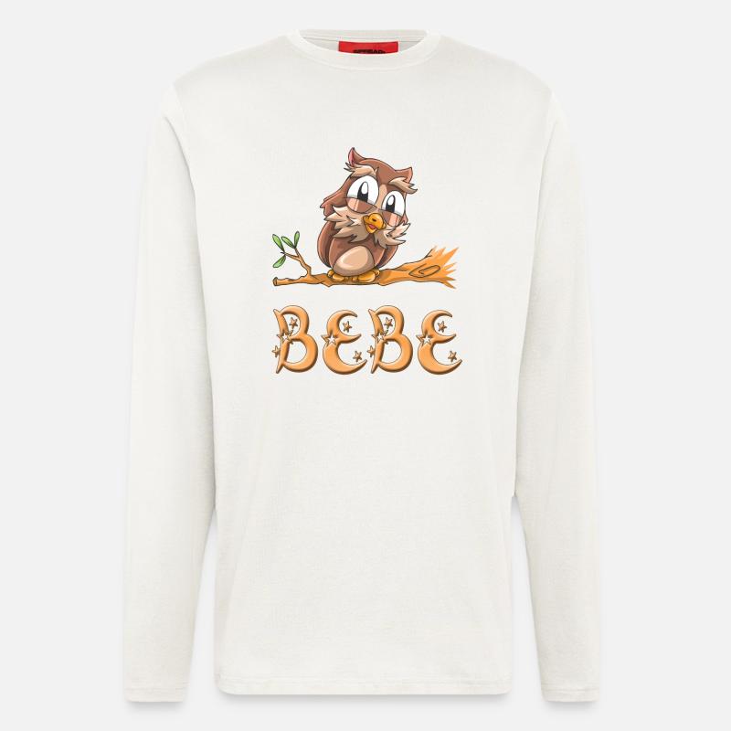 Eule Bebe - Langarmshirt - made by SPREAD  - OFF WHITE
