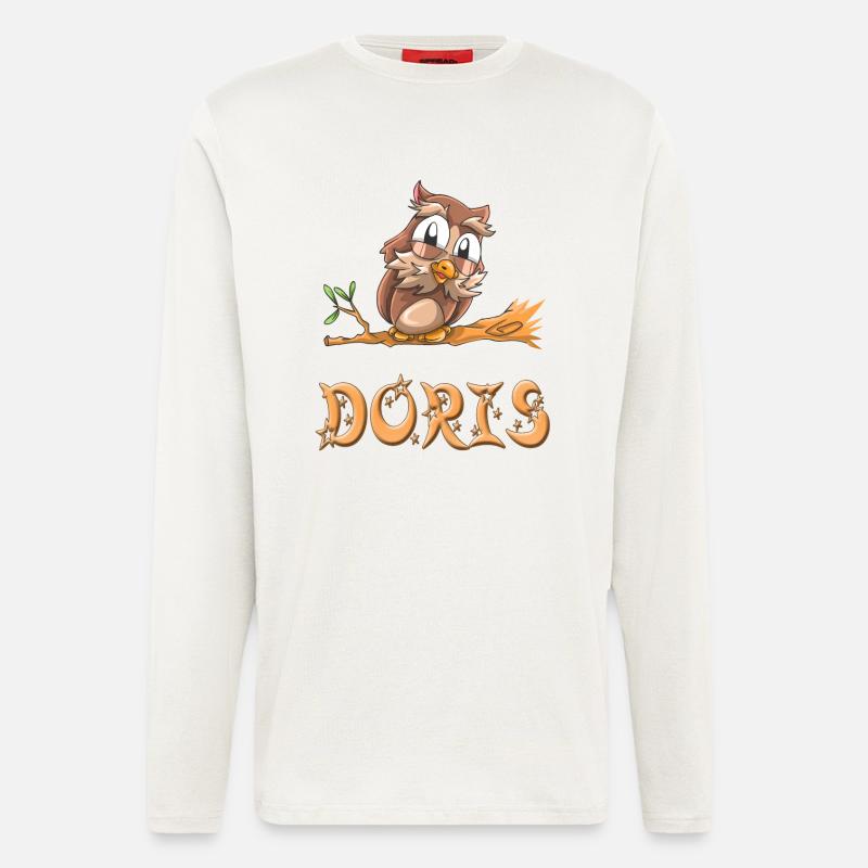 Eule Doris - Langarmshirt - made by SPREAD  - OFF WHITE