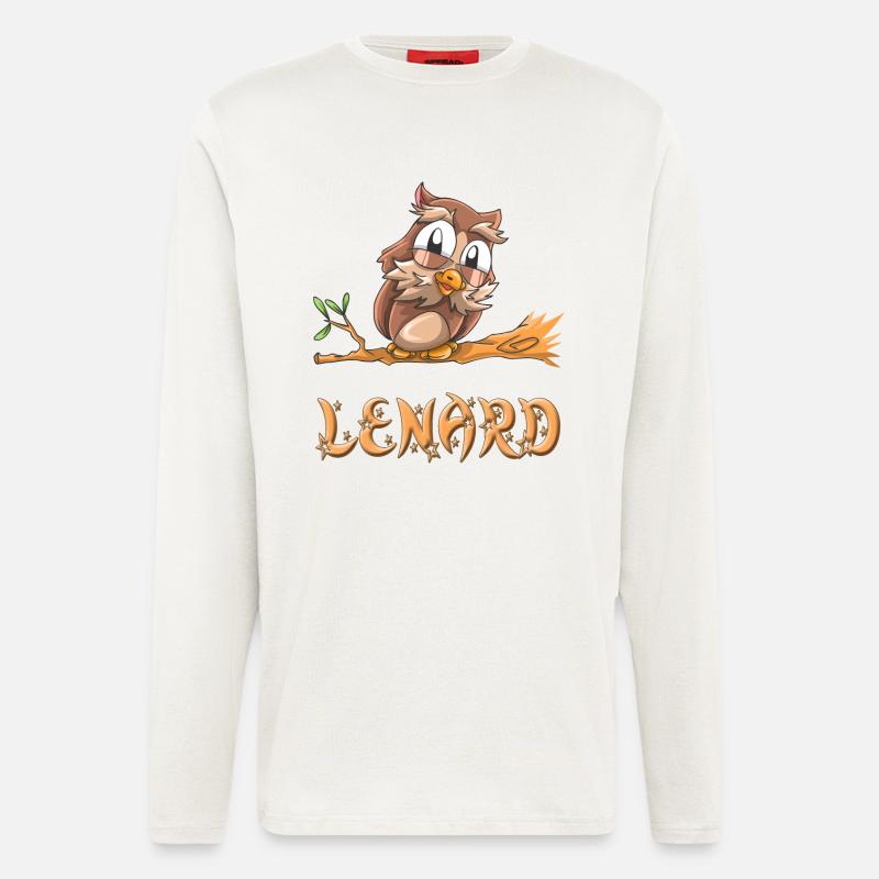 Owl Lenard - Longsleeve - made by SPREAD  - OFF WHITE