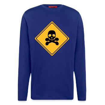 Danger Warning Sign # - Longsleeve - made by SPREAD  - OFF WHITE - Front