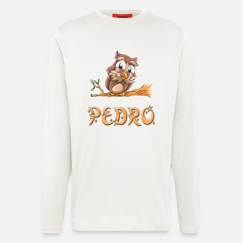 Eule Pedro - Langarmshirt - made by SPREAD  - OFF WHITE