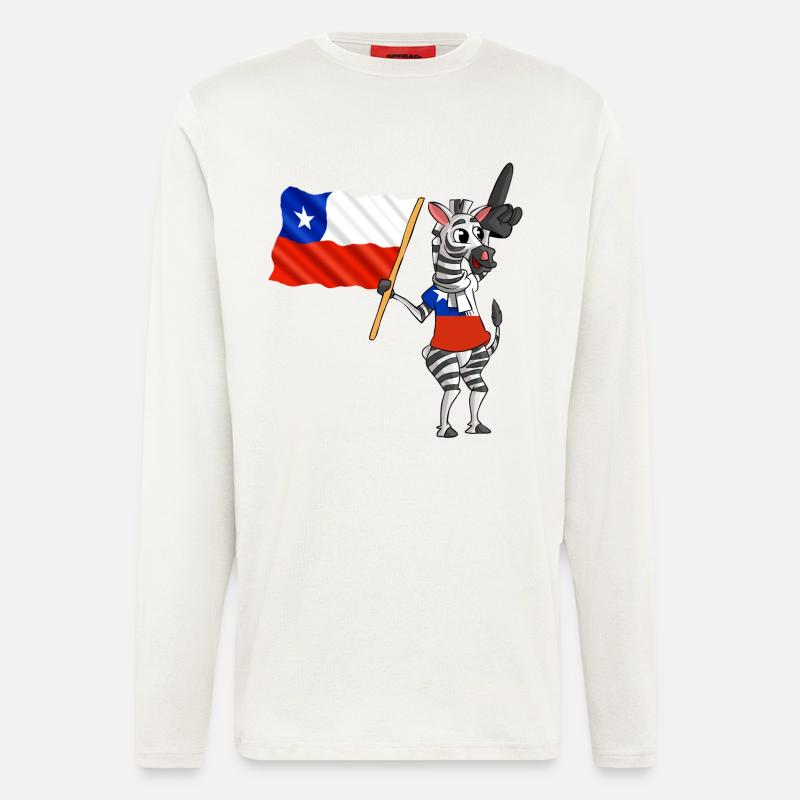 Chilene Zebra - Langarmshirt - made by SPREAD  - OFF WHITE