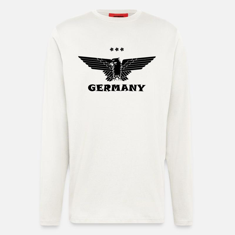 Germany Eagle Germany black - Longsleeve - made by SPREAD  - OFF WHITE