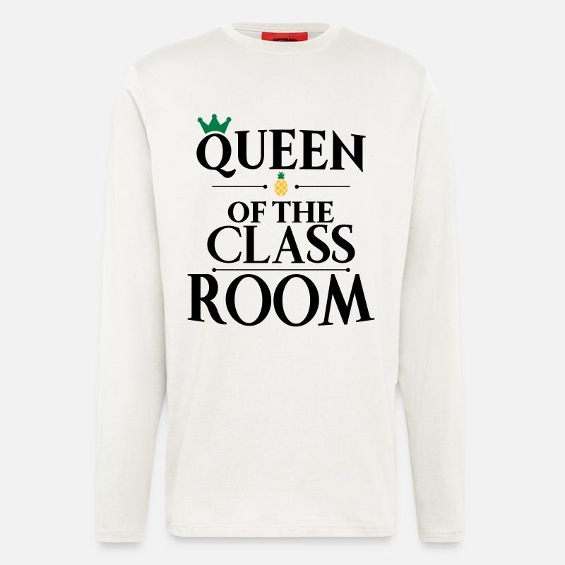 Schule - Langarmshirt - made by SPREAD - OFF WHITE