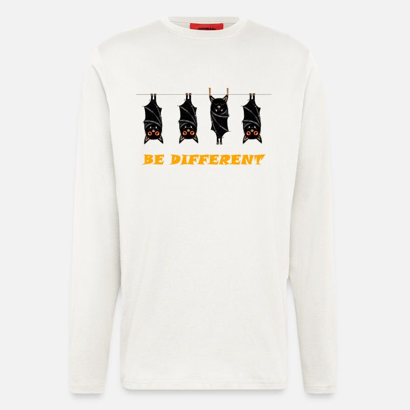 BE DIFFERENT - Longsleeve - made by SPREAD  - OFF WHITE