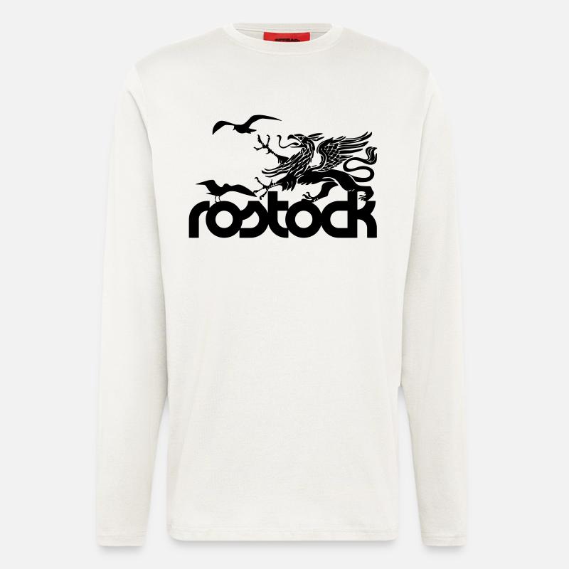 Rostock - Greif und Möwen - Langarmshirt - made by SPREAD  - OFF WHITE