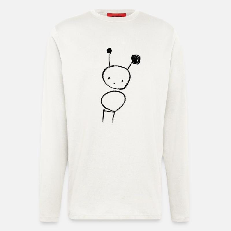 Alien - Langarmshirt - made by SPREAD  - OFF WHITE