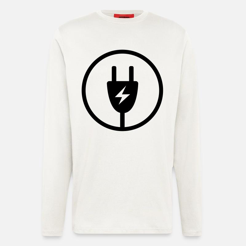 Power plug - Longsleeve - made by SPREAD - OFF WHITE