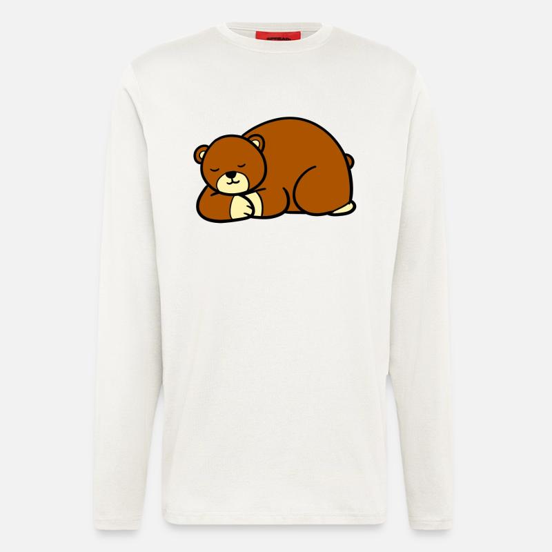 Sleeping bear - Longsleeve - made by SPREAD  - OFF WHITE