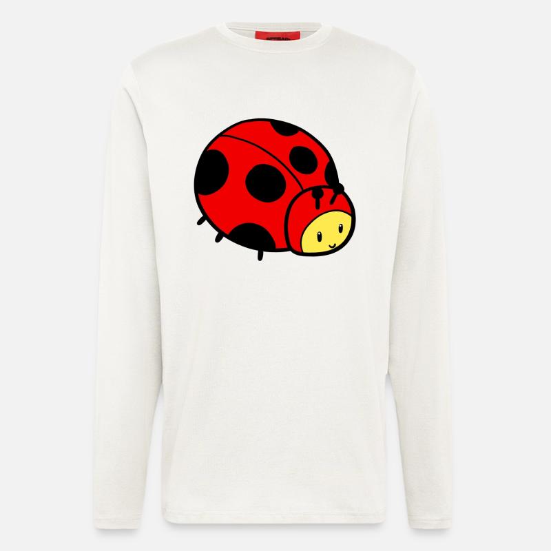 Junger Marienkäfer - Langarmshirt - made by SPREAD  - OFF WHITE