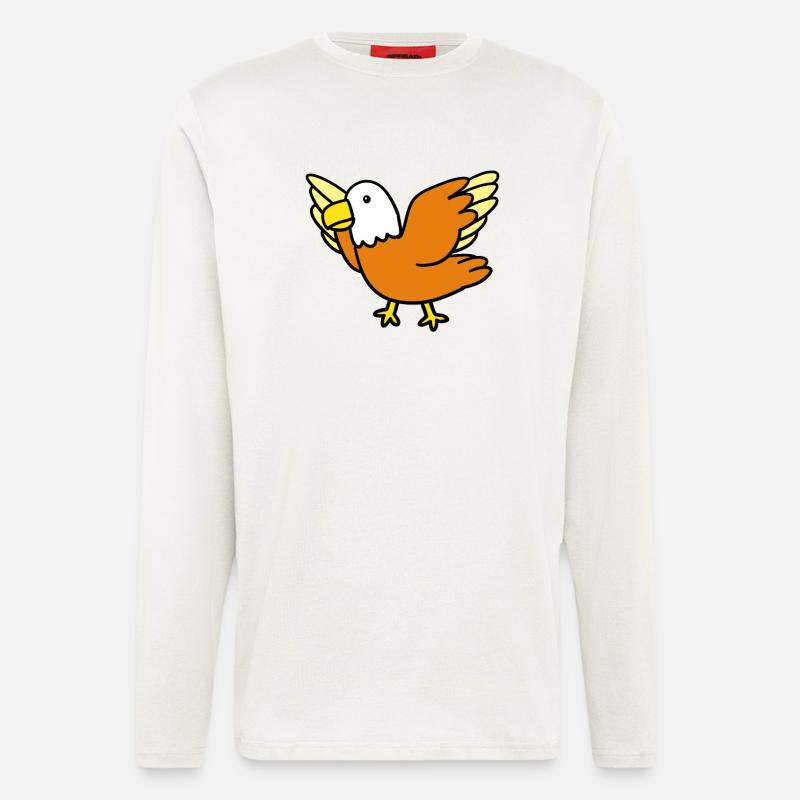 Kleiner Vogel - Langarmshirt - made by SPREAD  - OFF WHITE