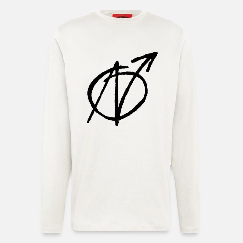Nazis raus - Langarmshirt - made by SPREAD  - OFF WHITE