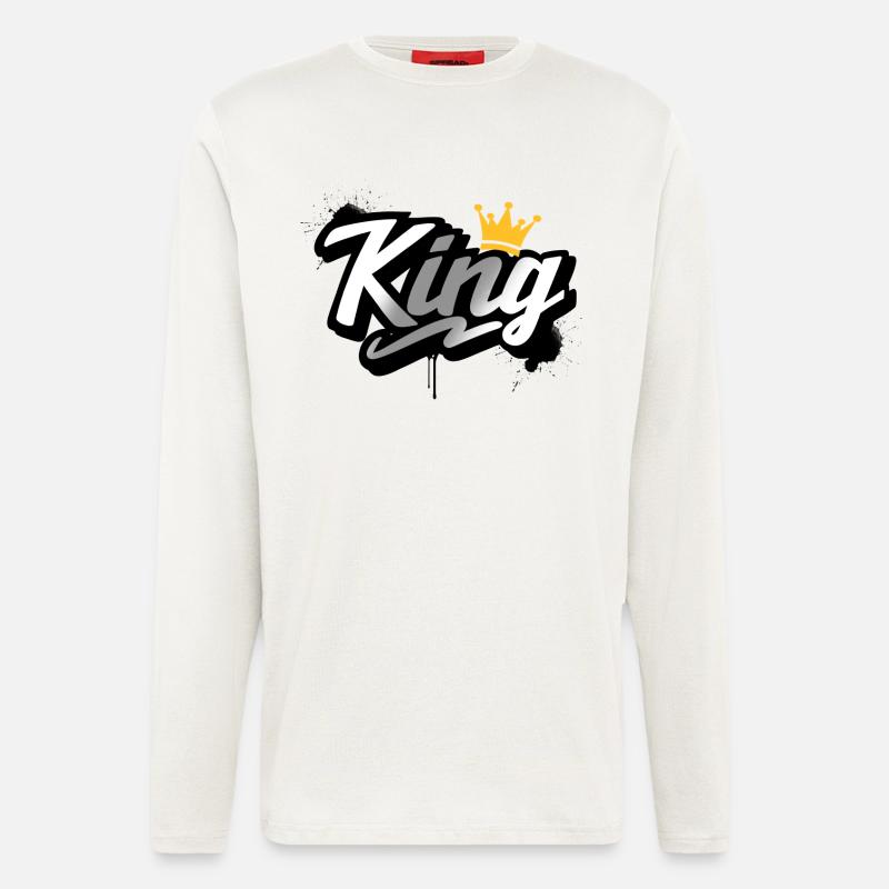 King - Langarmshirt - made by SPREAD  - OFF WHITE
