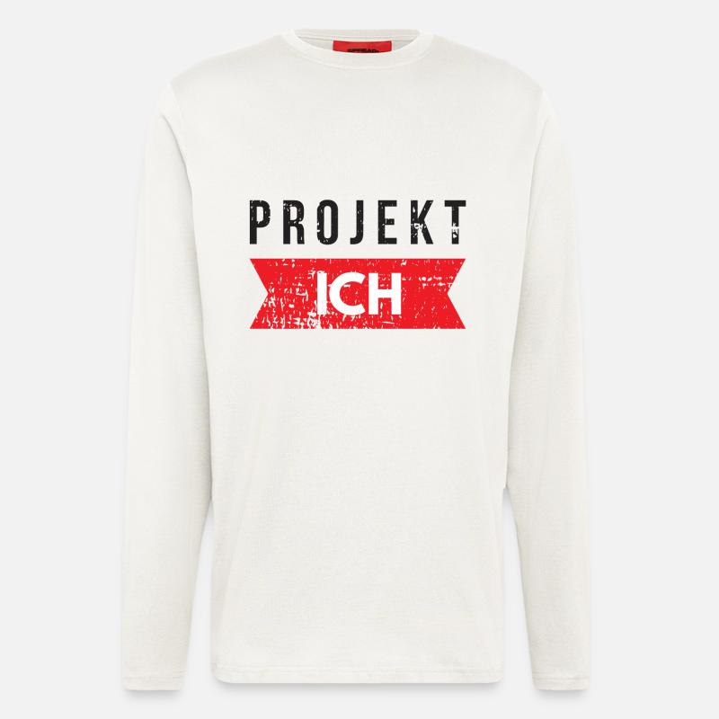 Selbstmotivation - Langarmshirt - made by SPREAD  - OFF WHITE