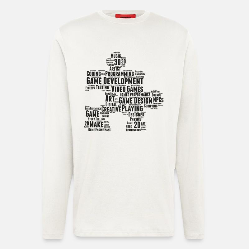 Game Dev - Longsleeve - made by SPREAD  - OFF WHITE