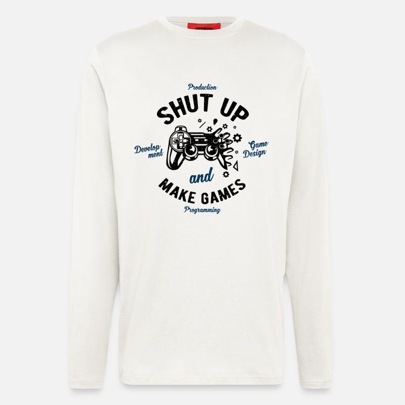 Game Development - Langarmshirt - made by SPREAD  - OFF WHITE