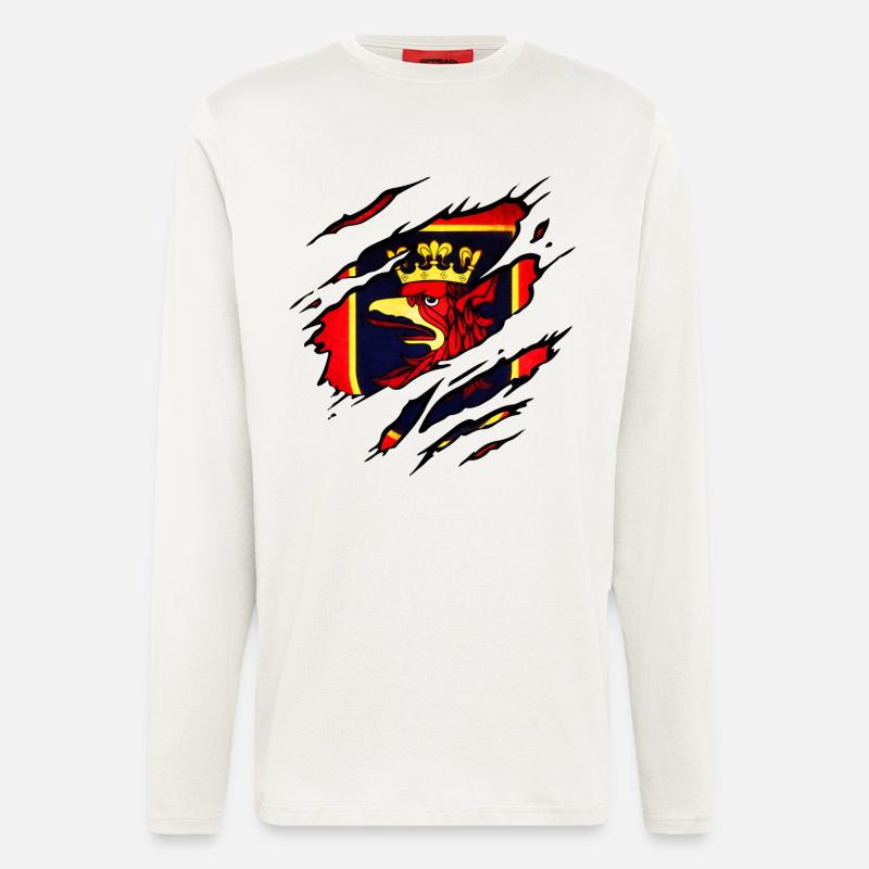 Stettin - Polen - Langarmshirt - made by SPREAD - OFF WHITE