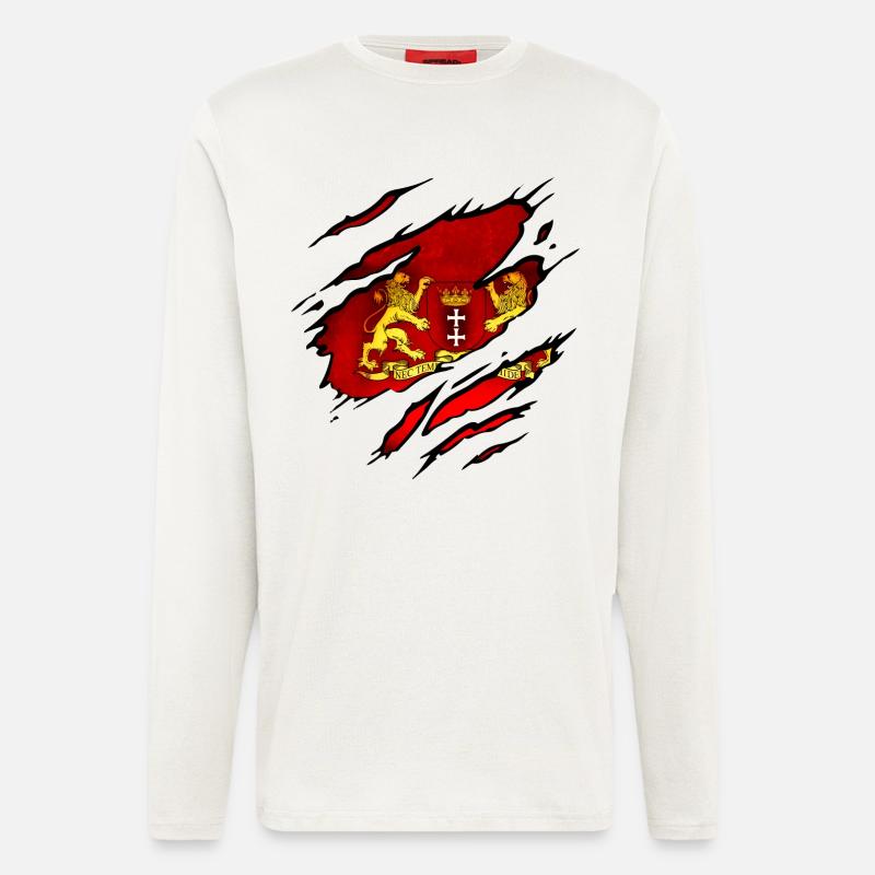 Danzig - Polen - Langarmshirt - made by SPREAD  - OFF WHITE