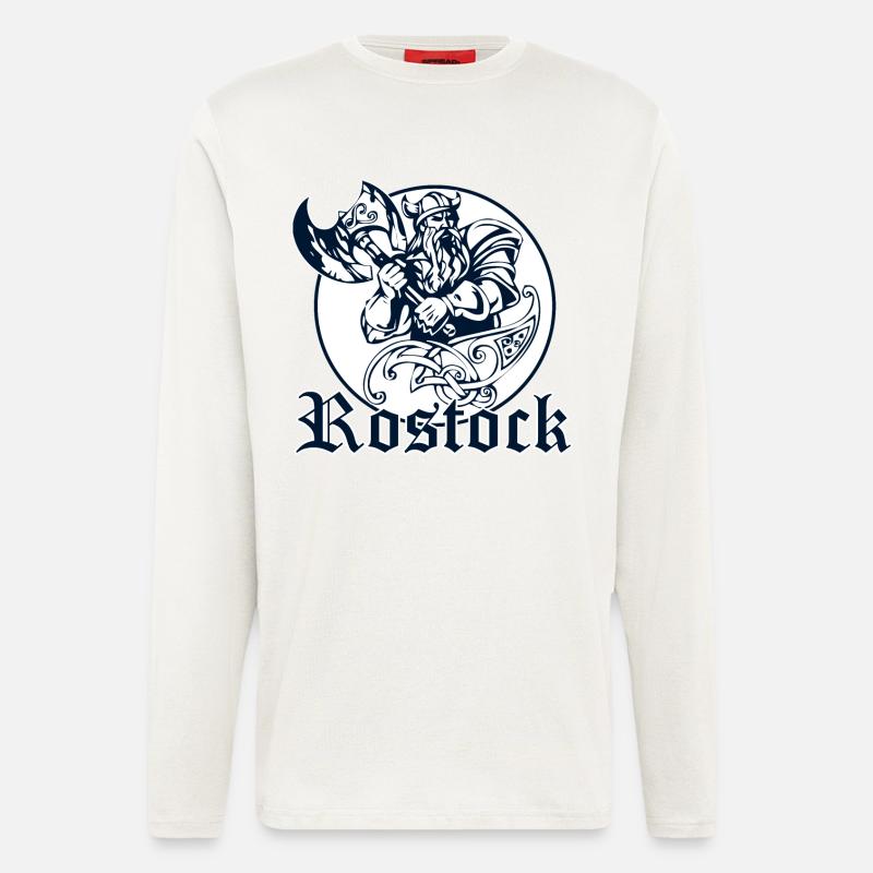 Rostock - Wikinger - Langarmshirt - made by SPREAD  - OFF WHITE