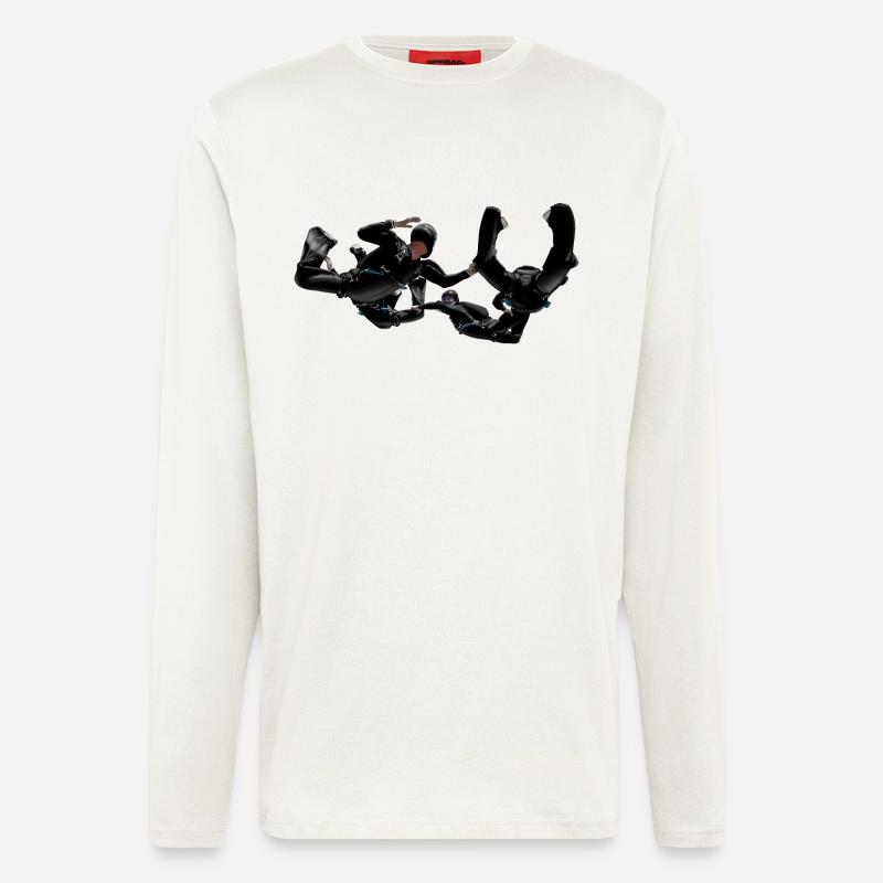 Skydivers - Langarmshirt - made by SPREAD  - OFF WHITE