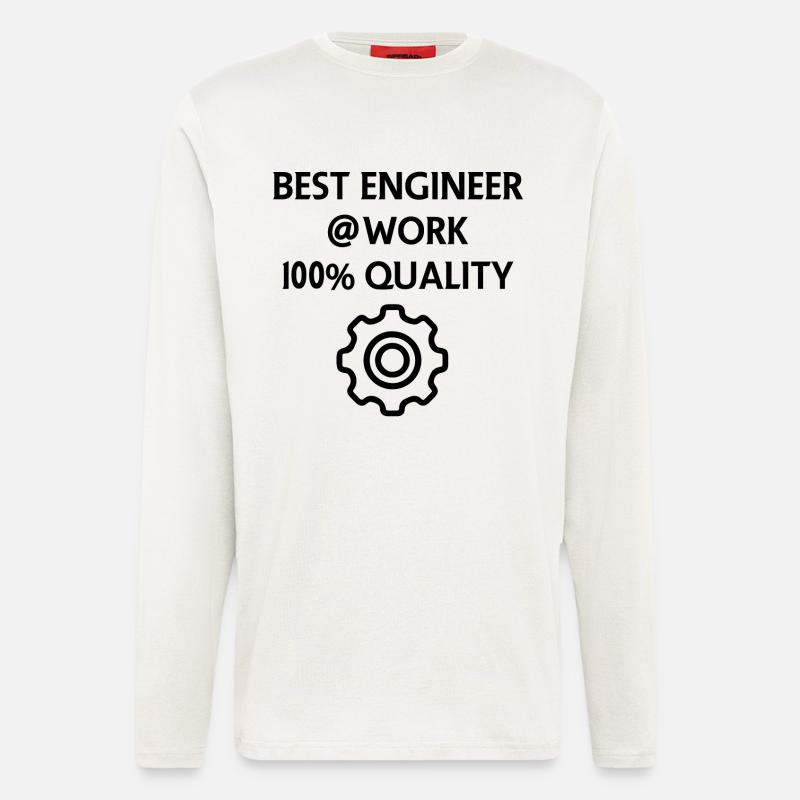 Technician and Engineer - Longsleeve - made by SPREAD  - OFF WHITE