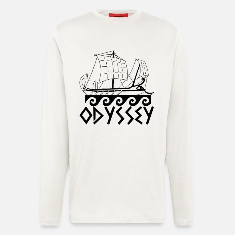 Boot und Odyssee - Langarmshirt - made by SPREAD  - OFF WHITE