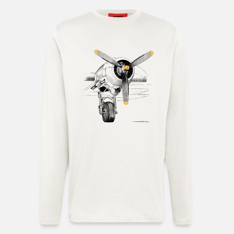 Motor - Langarmshirt - made by SPREAD  - OFF WHITE