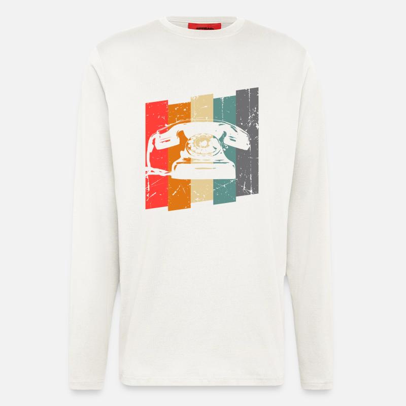 Telefon - Langarmshirt - made by SPREAD  - OFF WHITE