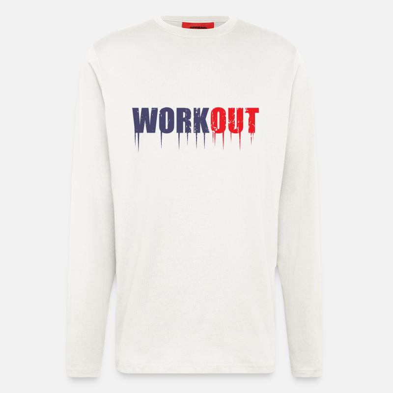 Work Out - Longsleeve - made by SPREAD  - OFF WHITE