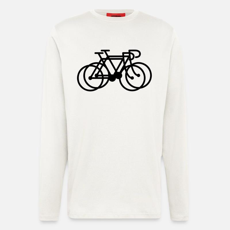 Rennräder - Langarmshirt - made by SPREAD  - OFF WHITE