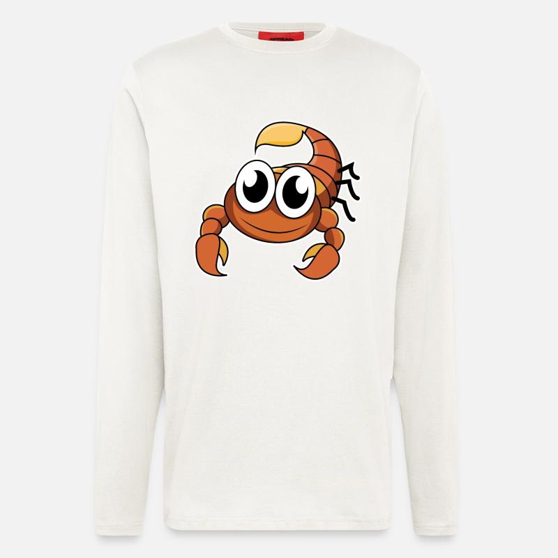 Lustiger Skorpion - Langarmshirt - made by SPREAD  - OFF WHITE