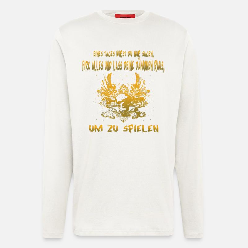 Dämon - Langarmshirt - made by SPREAD  - OFF WHITE