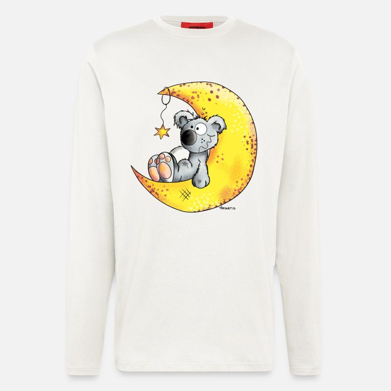 Koala In The Moon - Longsleeve - made by SPREAD  - OFF WHITE