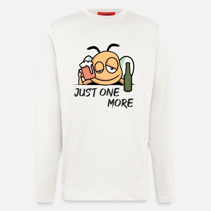 Juste un de plus - Manches longues bio décontracté fabriqué en UE - OFF WHITE
