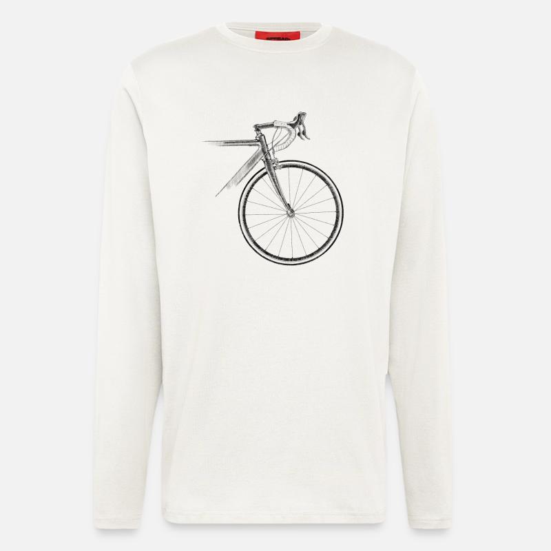 Rennrad - Langarmshirt - made by SPREAD  - OFF WHITE