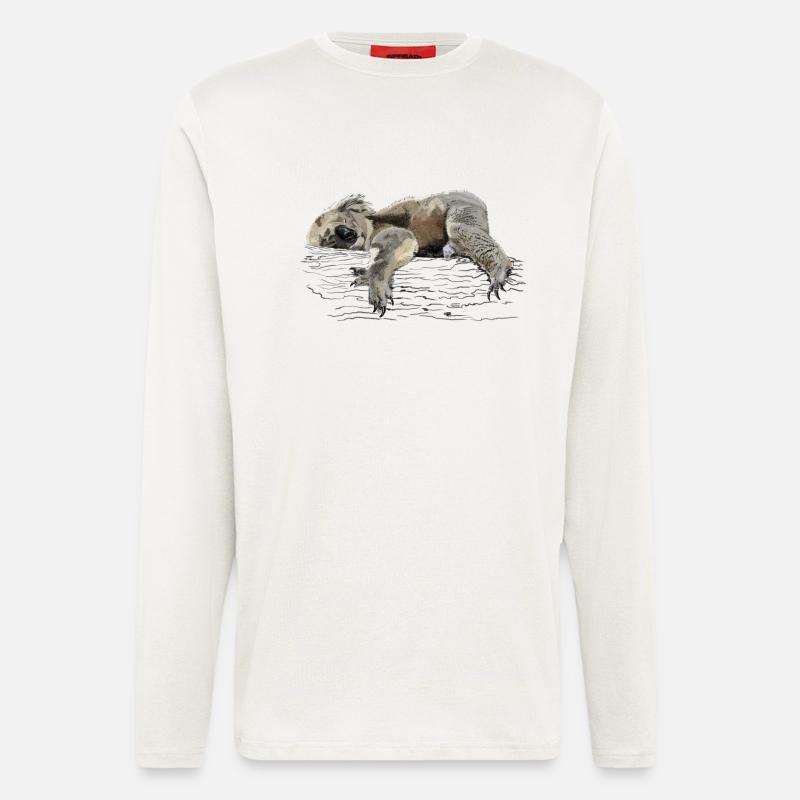 koala bear - Longsleeve - made by SPREAD  - OFF WHITE