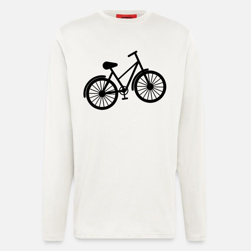 bicycle - Longsleeve - made by SPREAD - OFF WHITE
