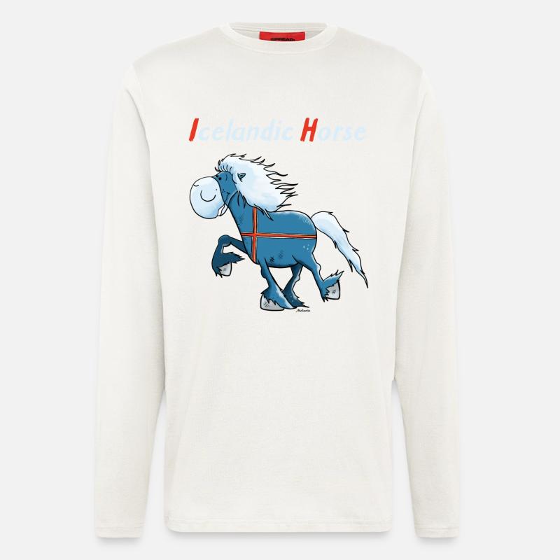 Isländer on Tour - Langarmshirt - made by SPREAD  - OFF WHITE