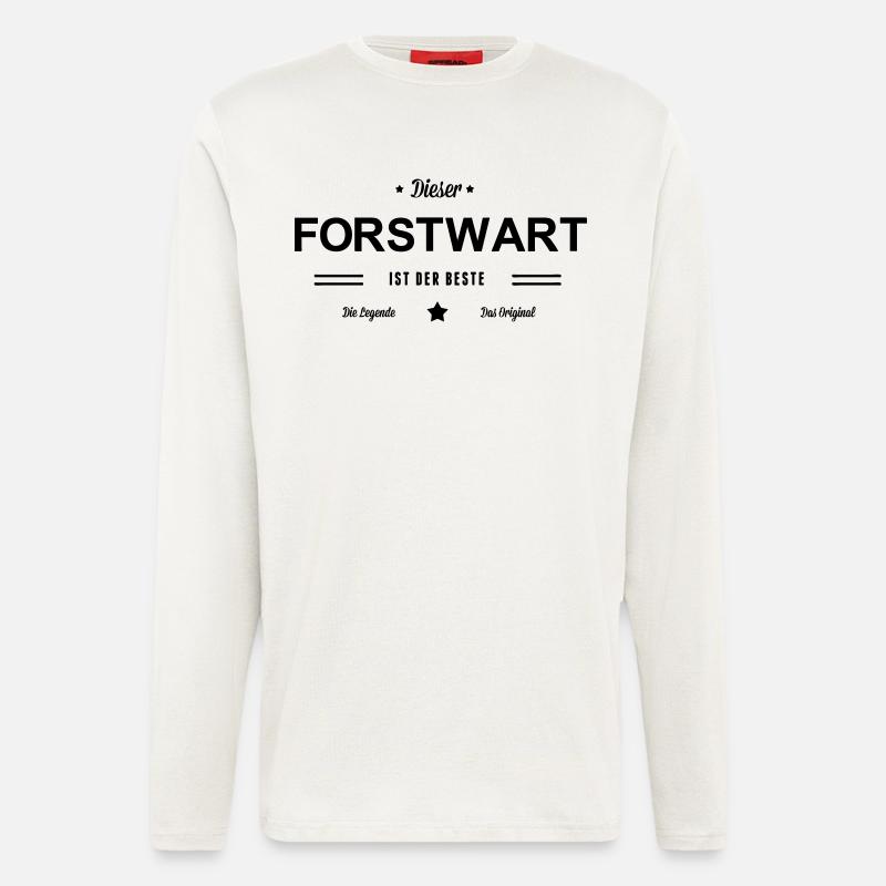 Bester Forstwart - Langarmshirt - made by SPREAD  - OFF WHITE