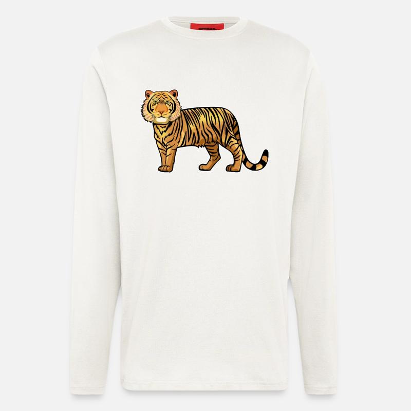A tiger - Longsleeve - made by SPREAD - OFF WHITE