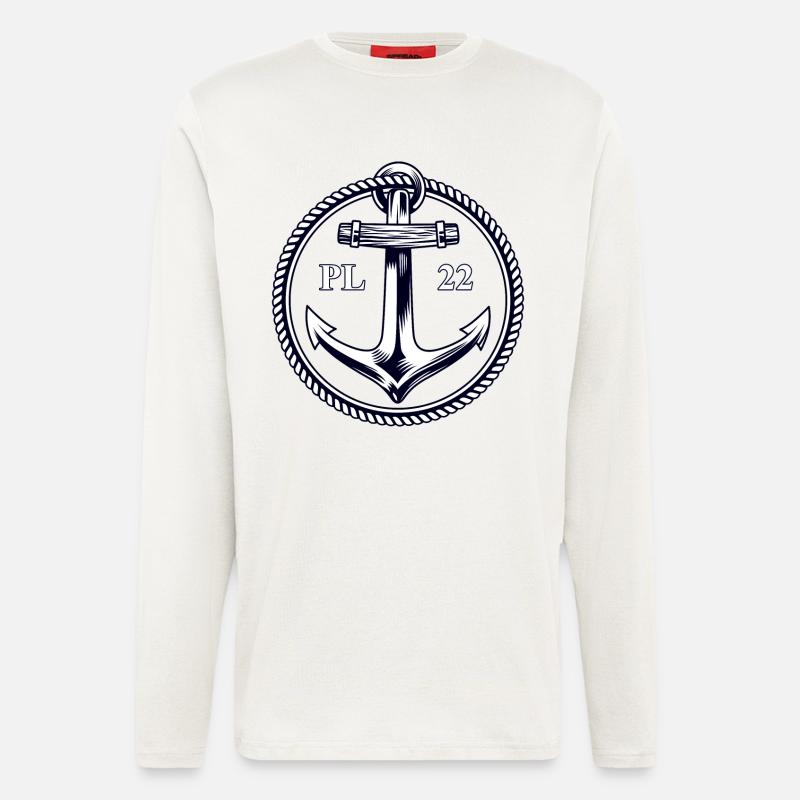 PL22 Marine Anchor - Longsleeve - made by SPREAD  - OFF WHITE