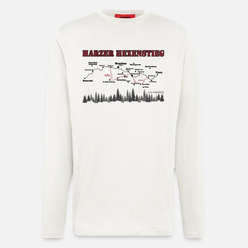 Harzer Hexenstieg - Longsleeve - made by SPREAD  - OFF WHITE
