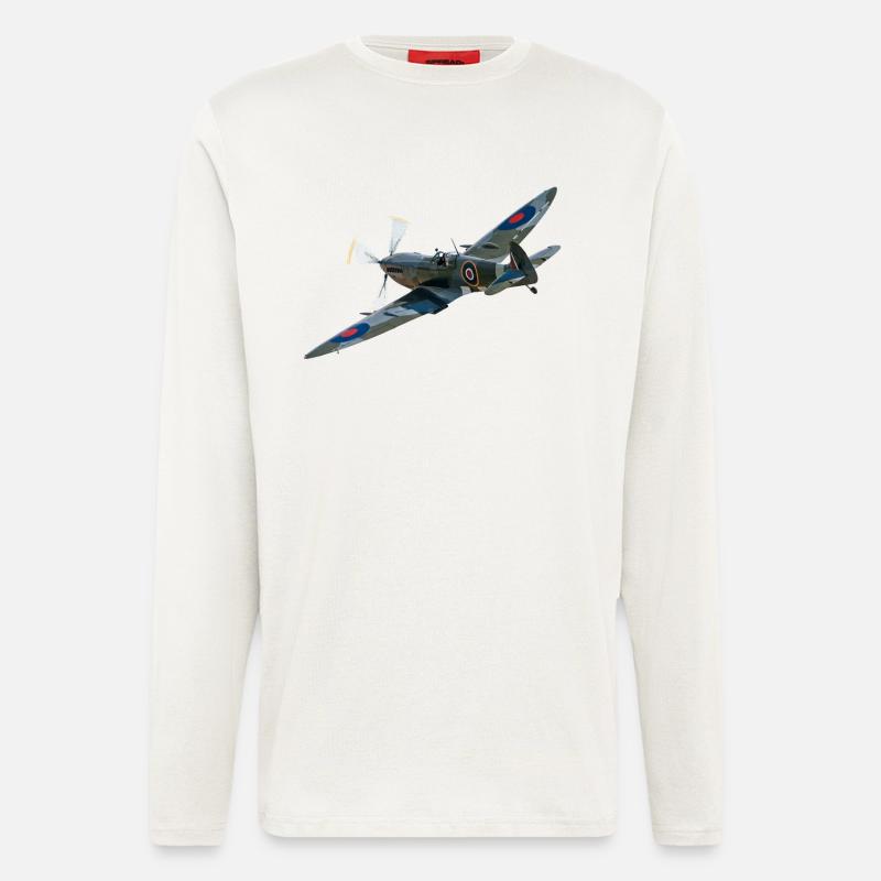 Spitfire - Longsleeve - made by SPREAD  - OFF WHITE